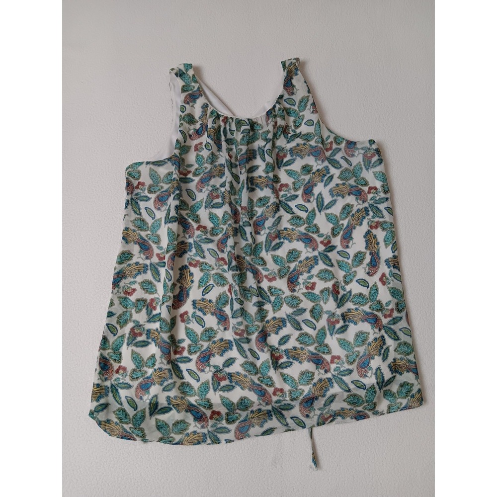 Le Lis Multicolor Paisley Tank Womens Size XS Lined Chiffon Polyester Relaxed